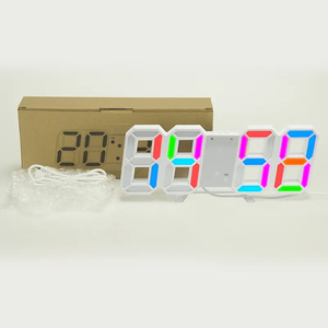 Hot Sale <strong>Led</strong> <strong>Large</strong> Digital <strong>Clock</strong> White 3d <strong>Led</strong> Desktop Digital <strong>Clock</strong> 3d Big Display Alarm <strong>Clock</strong> Digital <strong>Led</strong> - Product Image 5