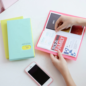 ที่ใส่นามบัตรพลาสติก PP แบบสามช่องพร้อมดีไซน์รูปดาวและ<span class=keywords><strong>อัลบั้ม</strong></span>เก็บรูปภาพขนาด 120 รูปสำหรับเก็บรูปภาพ ภาพถ่าย โปสการ์ด - Product Image 4
