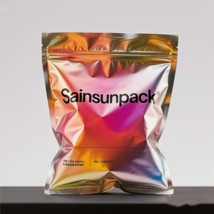 Bolsas de Mylar con Cierre Hermético a Prueba de Olores, de Grado Alimenticio, con Sellado de 3 Lados, Bolsas de Aluminio Plateado con Cierre Autoadhesivo - Product Image 2