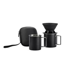 <span class=keywords><strong>ชุด</strong></span><span class=keywords><strong>ชง</strong></span><span class=keywords><strong>กาแฟ</strong></span>แบบพกพาพร้อมแก้วกรองซิลิโคนพับได้ พิมพ์โลโก้ได้ พร้อมถุงของขวัญ - Product Image 1