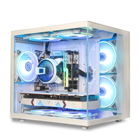 ALSEYE casing PC gaming motherboard ITX, casing pc itx mini untuk desktop