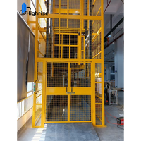 China Factory Hydraulischer Doppelführungsschienen-Hebebühnen aufzug für Lager