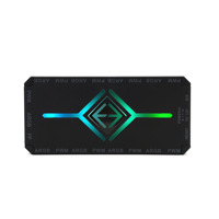 IHTP ARGB Kit de controlador PC ventilador RGB remoto PWM sincronización de la placa madre para la aplicación de escritorio