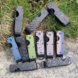 Minimalist Men <b>Key</b> Organizer Keychain Folding Pocket Metal <b>Key</b> Holder 1-5 <b>Keys</b> Compact Keychain - Product Image 3