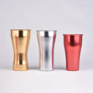 aluminum tumblers aluminum cups 200ml 330ml Anodizing beer aluminum disposable cups