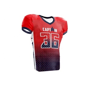 Custom Sticky Twill Player Nombres y Números College Football Game Costume Rugby League Jerseys - Product Image 3