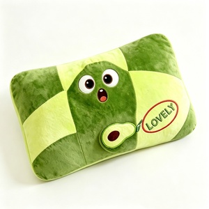 Customize Food-Themed Avocado <b>Cushion</b> with Applique Soft <b>Rectangular</b> Avocado Plush Pillow for Room Decor - Product Image 4