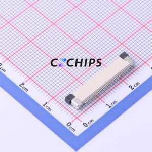 FPC-0.5AX-40PWBH20 FFC/FPC Connector SMD,P=0.5mm Connector Drawer Type Bottom Contact 40P 0.5mm - Product Image 2