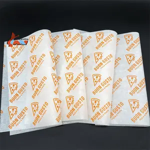 Greaseproof Food Grade Custom Printed Wax Paper For Burger/brot/sandwich