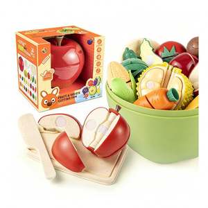 Juego de Juguetes de Cocina para Niños, Juego de Imitación de Comida, Frutas y Verduras para Cortar, para Niños Mayores de 12 Años, Juguetes Educativos de Plástico - Product Image 3