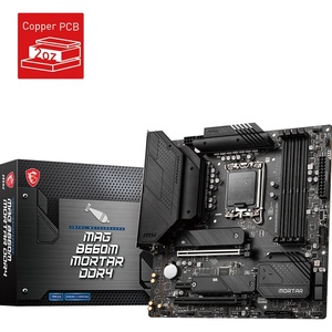MSI B660M Mortar Dual-channel DDR4 RAM Slots MATX Gaming Motherboard Support CPU 12400/12400F/12700/G7400 B660M PRIME H110-PLUS - Product Image 1