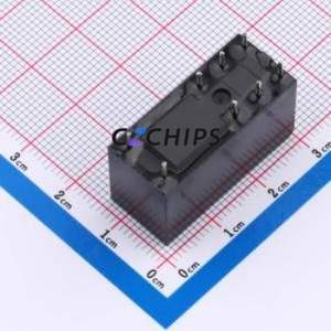 HF115FK/12-2Z4T Power Relay DIP,12.7x29mm Relay 12V 2 Changeover: 2C (DPDT-Changeover)::: 8 8A-250VAC - Product Image 2