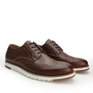 Zari-zapatos de vestir informales para hombre, calzado Oxford, color marrón PU, diseño de marca, nueva colección, venta al por mayor