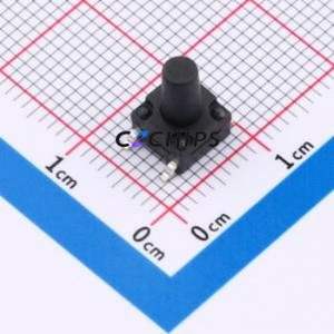 SMG-13T-H095A1 Tactile Switch SMD-4P,6.2x6.2mm Switch Single Pole Single Throw Round Button 2.5N 6.15mm - Product Image 1
