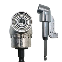 Ensemble de tournevis à angle de 105 degrés, adaptateur de support, embouts réglables, buses, tournevis à angle, outil magnétique à angle de 1/4 pouce