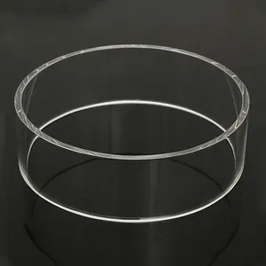 Perspex suporte redondo para anel de beisebol, mini bola de plástico suporte redondo com borda suave