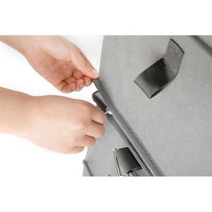 6-Shelf Hanging Closet Organizer, Hanging <b>Storage</b> Organizer with 3 Removable <b>Drawers</b> & Side Pockets, Hanging Shelves <b>for</b> Closet - Product Image 4