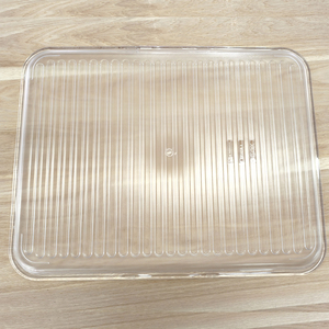 Bandeja de Servicio de Policarbonato, Bandeja para Alimentos de 14x18 Pulgadas, Bandeja de Plástico Duro Transparente para Servicio de Alimentos - Product Image 6