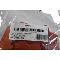 NUEVO Paquete de 25 Placas Intermedias y de Extremo Naranja TOPJOB S 2016-1292