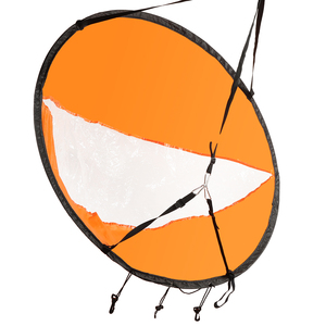 <span class=keywords><strong>Vela</strong></span> de Viento para <span class=keywords><strong>Kayak</strong></span> de 108 cm/42.5 pulgadas, Fácil de Instalar, Plegable y Portátil, de Nailon, con Ventana Transparente, Color Naranja - Product Image 2