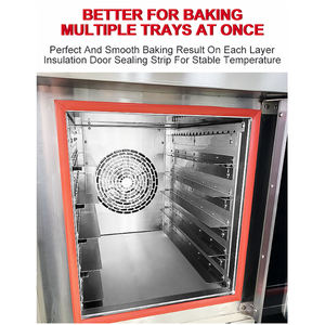 <span class=keywords><strong>Four</strong></span> à convection électrique commercial de haute qualité pour boulangerie, 4 plateaux, pour pizzas, pains, pâtisseries, biscuits, restaurants - Product Image 6
