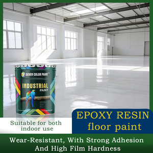 7色カスタマイズ可能な多色エポキシアクリル液体コーティング、内装/外装セメント床改修用ヘビーデューティー - Product Image 2