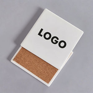 Blank <b>Ceramic</b> <b>Coasters</b> for Sublimation Round & Square Cup Pads with Marble Pattern for Home and Cafe - Product Image 6