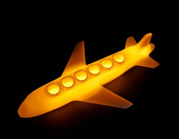 Support de Verre Lumineux LED Rechargeable en Forme d'Avion, Présentoir pour Bar, KTV, Décoration de Fête en Boîte de Nuit