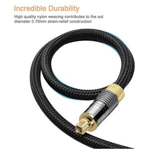 <span class=keywords><strong>Barra</strong></span> <span class=keywords><strong>de</strong></span> <span class=keywords><strong>sonido</strong></span> trenzada Xput, reproductor <span class=keywords><strong>de</strong></span> DVD para TV, <span class=keywords><strong>Cable</strong></span> <span class=keywords><strong>de</strong></span> Audio Toslink Digital básico, Cables <span class=keywords><strong>de</strong></span> Audio <span class=keywords><strong>de</strong></span> fibra óptica para DVD, TV, <span class=keywords><strong>barra</strong></span> <span class=keywords><strong>de</strong></span> <span class=keywords><strong>sonido</strong></span> - Product Image 4