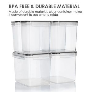 0.52l-8.5L BPA free kín hạt khóa thực phẩm <span class=keywords><strong>container</strong></span> rõ ràng tổ chức đựng thức ăn lưu trữ Hộp <span class=keywords><strong>kit</strong></span> ngũ cốc <span class=keywords><strong>container</strong></span> Set - Product Image 2