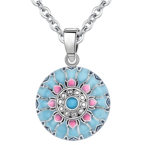 Mamá bebé mejor regalo de joyería Vintage flor Bola de los deseos collar de Bola mexicana - Product Image 1