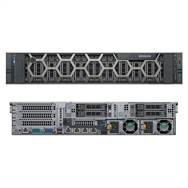 Wholesale 1U R740Xd Silver Metal Reburbished Cccam Server Clines Secure Server Racks