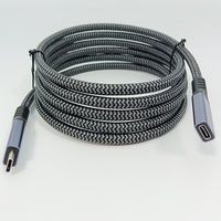 240W Type C Cordon d'extension de transfert de données 8K 40Gbps Ultra Speed USB4.0 Type-C Câble pour PC Portable Tablette iPhone Xiaomi Type C