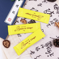 Winstown Thé au gingembre et au citron avec miel et riche en vitamine C 10g * 15 Sachets/sachet