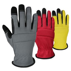 Gants de sécurité ergonomiques personnalisables en gros, compatibles écran tactile, avec coussinet en mousse et cuir synthétique, directement de l'usine - Product Image 4