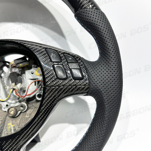 Volant sport en cuir et fibre de carbone M Performance pour <span class=keywords><strong>BMW</strong></span> <span class=keywords><strong>E46</strong></span>, <span class=keywords><strong>prix</strong></span> de gros direct usine - Product Image 2