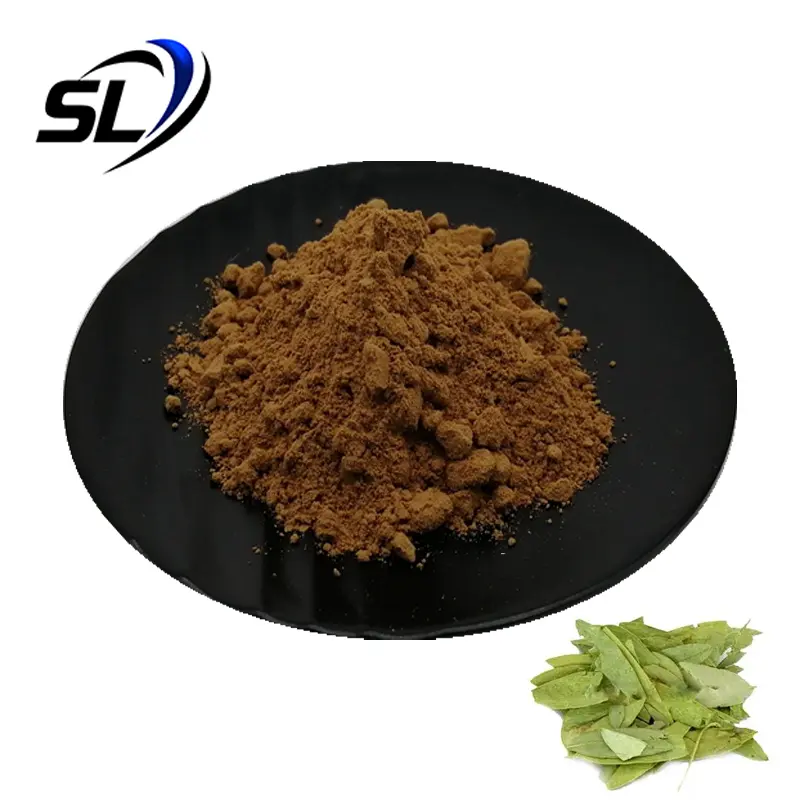 Sennosides bột tinh khiết tự nhiên Senna Leaf chiết xuất 10% 20% sennosides