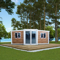 37m2 Minuscule Portable Modulaire Jardin Logement Villa Pliable Intelligent Préfabriqué Conteneur Maison