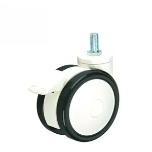 Aman 4 buah <span class=keywords><strong>Stryker</strong></span> roda kastor medis tempat tidur rumah sakit kualitas tinggi 3-fungsi desain Plastik Modern - Product Image 3