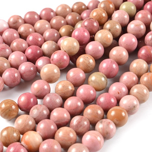 JC Haute qualité <span class=keywords><strong>Pierre</strong></span> Perles En Vrac En Gros <span class=keywords><strong>Rhodonite</strong></span> perles pour la fabrication de bijoux - Product Image 4