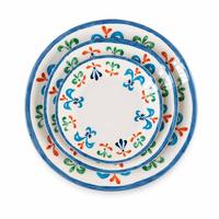 Premium Melamin-Geschirr im Mediterranen Stil, Bemalte Serie, Tafelservice für Afrika, Nahost, Hotels, Restaurants, Großhandel