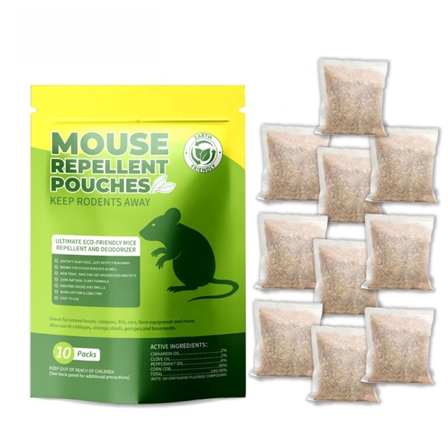 USMILEPET Custom Mouse Repellent Pouches Plant Essential Oil Formula Eco Friendly Rat Repellent Pouches