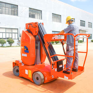 5.5 m 8m 10m 300Kg 200Kg אנכי חשמלי מעלית הידראולי אדם אחד מיני בום להרים אווירי נייד פלטפורמת מעלית מספריים - Product Image 6