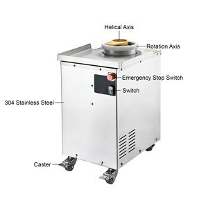 Machine à former des boules de pâte à pizza rondes entièrement automatiques, électrique, avec diviseur et mouleur conique - Product Image 5