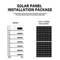 Panneaux solaires 30 kWh avec stockage par batterie - Batterie de stockage photovoltaïque au lithium