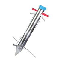 Semoir de légumes manuel en acier inoxydable, 7.6cm, semoir de maïs, outil à main, repiquage de semis