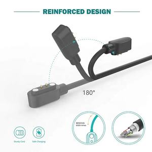 थोक स्मार्ट घड़ी चार्ज कॉर्ड चुंबकीय चार्जिंग केबल 2 पिन 4 पिन के लिए स्मार्ट वॉच के साथ संगत - Product Image 4