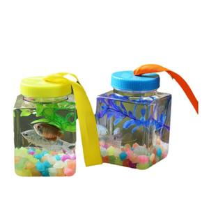 Boîtes, bouteilles de <span class=keywords><strong>poisson</strong></span>, bol de <span class=keywords><strong>poisson</strong></span> <span class=keywords><strong>rouge</strong></span>, seau à méduses, boîte à insectes pour animaux de compagnie, pot de tortue en plastique <span class=keywords><strong>avec</strong></span> couvercle - Product Image 5