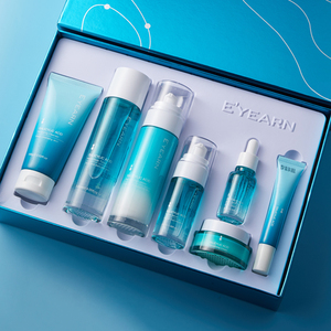 Kit de renovación de colágeno con ácido salicílico de siete piezas con <span class=keywords><strong>control</strong></span> de aceite de aminoácidos, eliminación de cicatrices de acné, juego de cuidado facial de piel sensible - Product Image 1