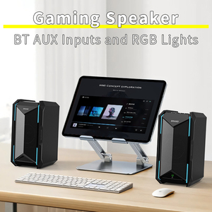 Meistverkaufte Kabelgebundene USB-Multimedia-Computer-Gaming-Lautsprecher 30W Mini Tragbare Desktop- und Laptop-Lautsprecher RGB-Farben AUX/USB-Eingänge Zweiwege - Product Image 3